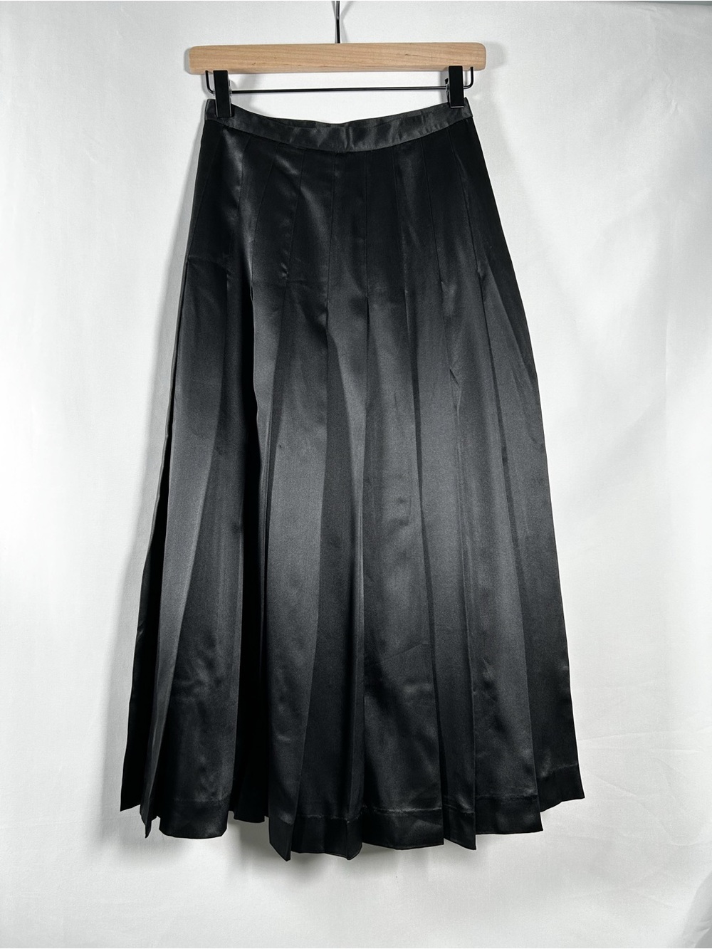 Archival Nina Ricci Paris Silk Pleated Skirt